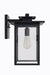Craftmade - ZA7024-TB - One Light Outdoor Wall Lantern - Rock Creek - Textured Black
