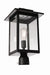 Craftmade - ZA7025-TB - One Light Outdoor Post Mount - Rock Creek - Textured Black