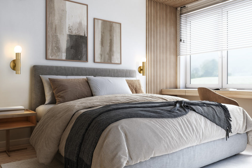 Z-Lite - 1956-1S-MGLD - One Light Wall Sconce - Stari - Modern Gold