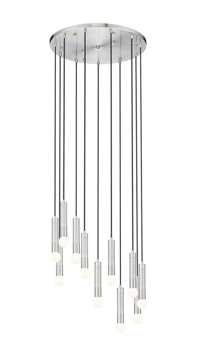 Z-Lite - 1956P-11R-BN - 11 Light Chandelier - Stari - Brushed Nickel