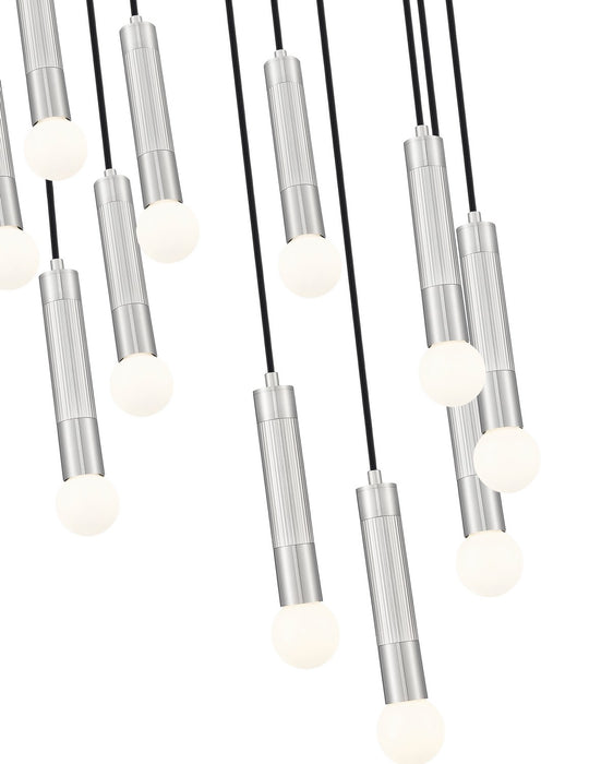 Z-Lite - 1956P-11R-BN - 11 Light Chandelier - Stari - Brushed Nickel
