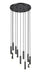 Z-Lite - 1956P-11R-MB - 11 Light Chandelier - Stari - Matte Black