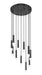 Z-Lite - 1956P-11R-MB - 11 Light Chandelier - Stari - Matte Black