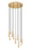 Z-Lite - 1956P-11R-MGLD - 11 Light Chandelier - Stari - Modern Gold