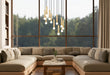 Z-Lite - 1956P-11R-MGLD - 11 Light Chandelier - Stari - Modern Gold