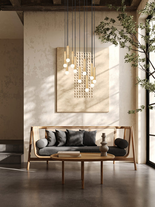 Z-Lite - 1956P-11R-MGLD - 11 Light Chandelier - Stari - Modern Gold