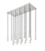 Z-Lite - 1956P-17L-BN - 17 Light Linear Chandelier - Stari - Brushed Nickel