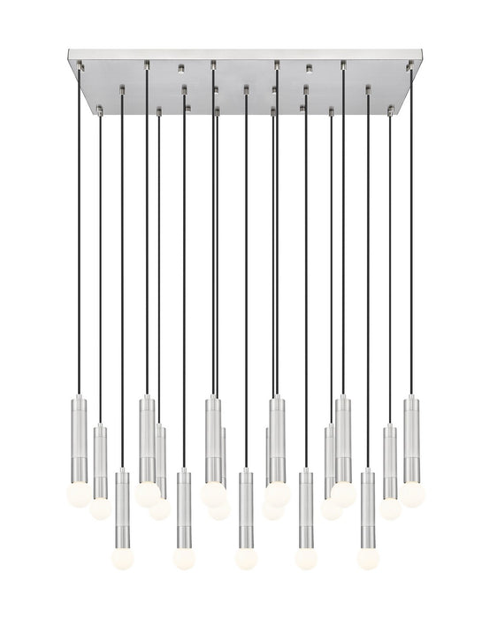 Z-Lite - 1956P-17L-BN - 17 Light Linear Chandelier - Stari - Brushed Nickel
