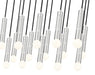 Z-Lite - 1956P-17L-BN - 17 Light Linear Chandelier - Stari - Brushed Nickel