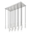 Z-Lite - 1956P-17L-BN - 17 Light Linear Chandelier - Stari - Brushed Nickel