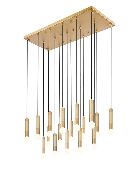 Z-Lite - 1956P-17L-MGLD - 17 Light Linear Chandelier - Stari - Modern Gold