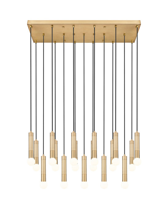 Z-Lite - 1956P-17L-MGLD - 17 Light Linear Chandelier - Stari - Modern Gold