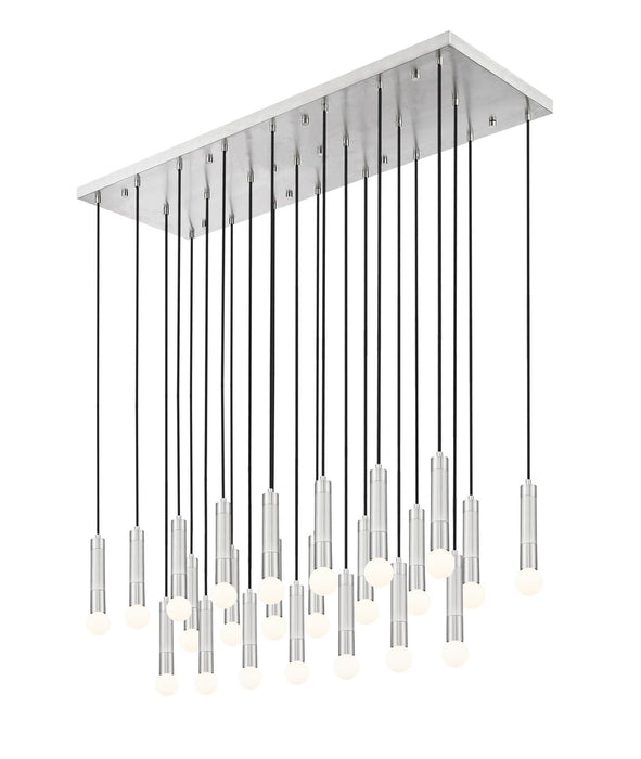 Z-Lite - 1956P-23L-BN - 23 Light Linear Chandelier - Stari - Brushed Nickel