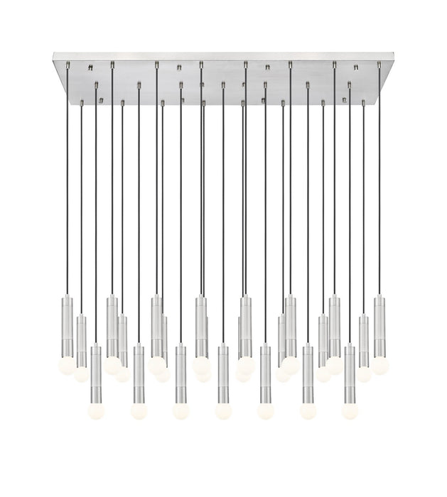 Z-Lite - 1956P-23L-BN - 23 Light Linear Chandelier - Stari - Brushed Nickel