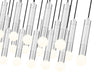 Z-Lite - 1956P-23L-BN - 23 Light Linear Chandelier - Stari - Brushed Nickel