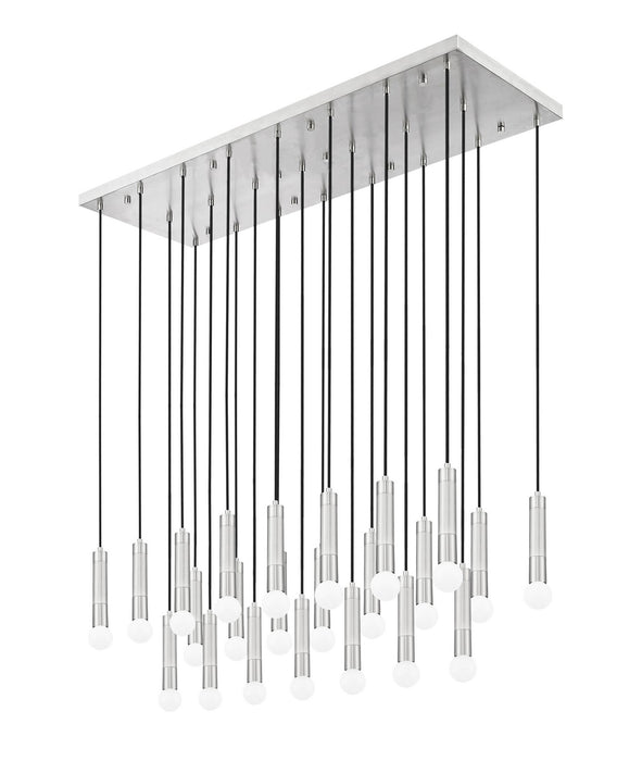 Z-Lite - 1956P-23L-BN - 23 Light Linear Chandelier - Stari - Brushed Nickel