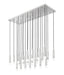 Z-Lite - 1956P-23L-BN - 23 Light Linear Chandelier - Stari - Brushed Nickel