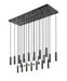 Z-Lite - 1956P-23L-MB - 23 Light Linear Chandelier - Stari - Matte Black