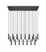 Z-Lite - 1956P-23L-MB - 23 Light Linear Chandelier - Stari - Matte Black