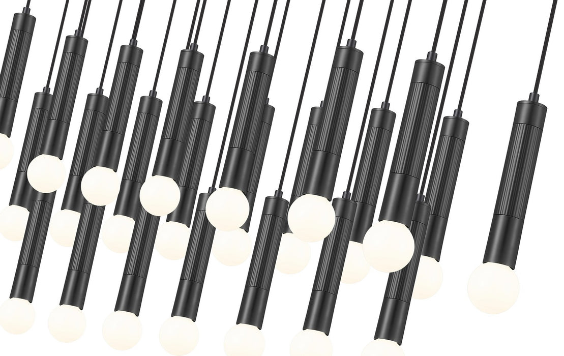 Z-Lite - 1956P-23L-MB - 23 Light Linear Chandelier - Stari - Matte Black