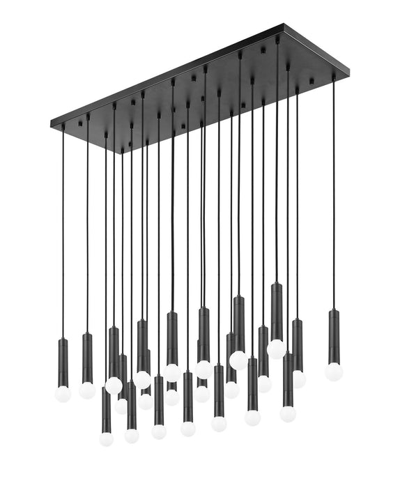 Z-Lite - 1956P-23L-MB - 23 Light Linear Chandelier - Stari - Matte Black