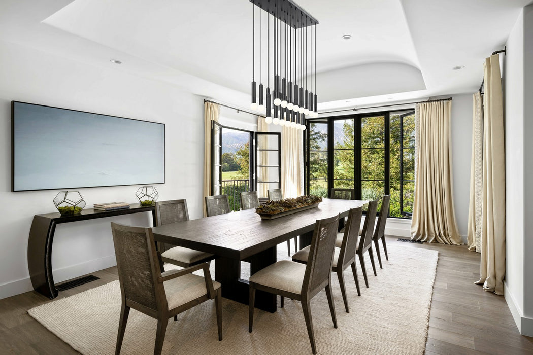 Z-Lite - 1956P-23L-MB - 23 Light Linear Chandelier - Stari - Matte Black