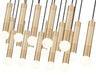 Z-Lite - 1956P-23L-MGLD - 23 Light Linear Chandelier - Stari - Modern Gold