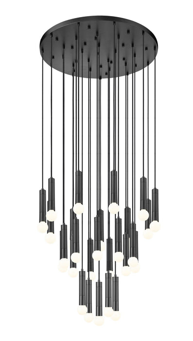 Z-Lite - 1956P-27R-MB - 27 Light Chandelier - Stari - Matte Black