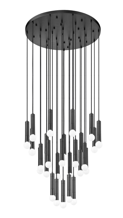 Z-Lite - 1956P-27R-MB - 27 Light Chandelier - Stari - Matte Black