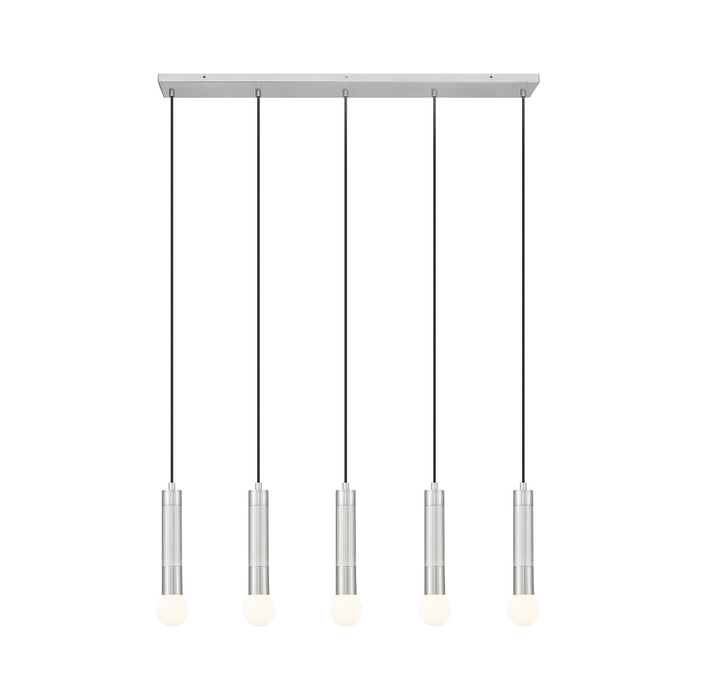 Z-Lite - 1956P-5L-BN - Five Light Linear Chandelier - Stari - Brushed Nickel