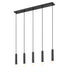 Z-Lite - 1956P-5L-MB - Five Light Linear Chandelier - Stari - Matte Black