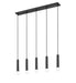 Z-Lite - 1956P-5L-MB - Five Light Linear Chandelier - Stari - Matte Black
