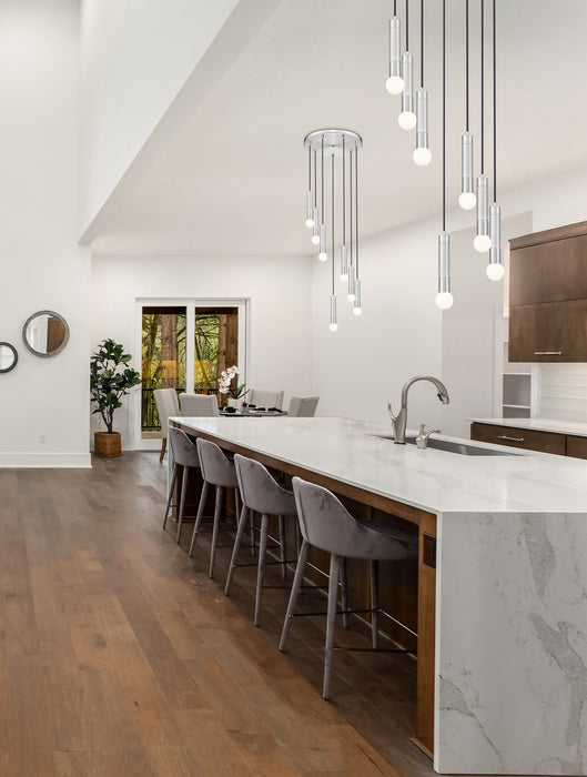 Z-Lite - 1956P-5R-BN - Five Light Chandelier - Stari - Brushed Nickel