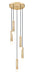 Z-Lite - 1956P-5R-MGLD - Five Light Chandelier - Stari - Modern Gold