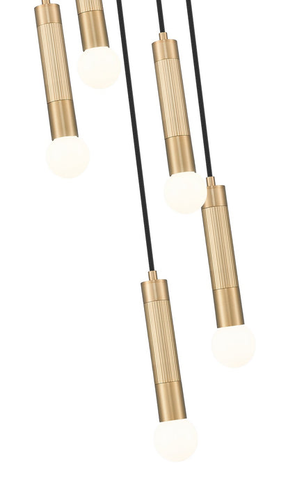 Z-Lite - 1956P-5R-MGLD - Five Light Chandelier - Stari - Modern Gold