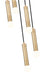 Z-Lite - 1956P-5R-MGLD - Five Light Chandelier - Stari - Modern Gold