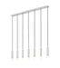 Z-Lite - 1956P-7L-BN - Seven Light Linear Chandelier - Stari - Brushed Nickel
