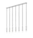 Z-Lite - 1956P-7L-BN - Seven Light Linear Chandelier - Stari - Brushed Nickel
