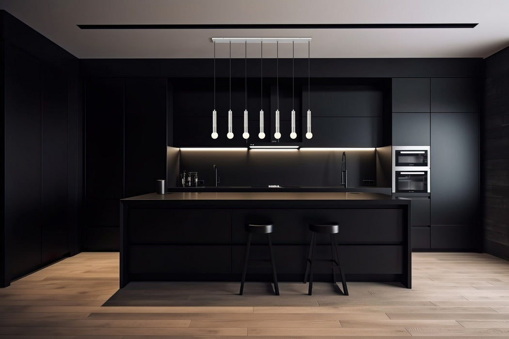 Z-Lite - 1956P-7L-BN - Seven Light Linear Chandelier - Stari - Brushed Nickel