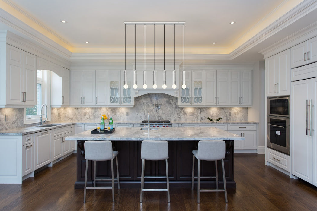 Z-Lite - 1956P-7L-BN - Seven Light Linear Chandelier - Stari - Brushed Nickel