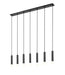 Z-Lite - 1956P-7L-MB - Seven Light Linear Chandelier - Stari - Matte Black