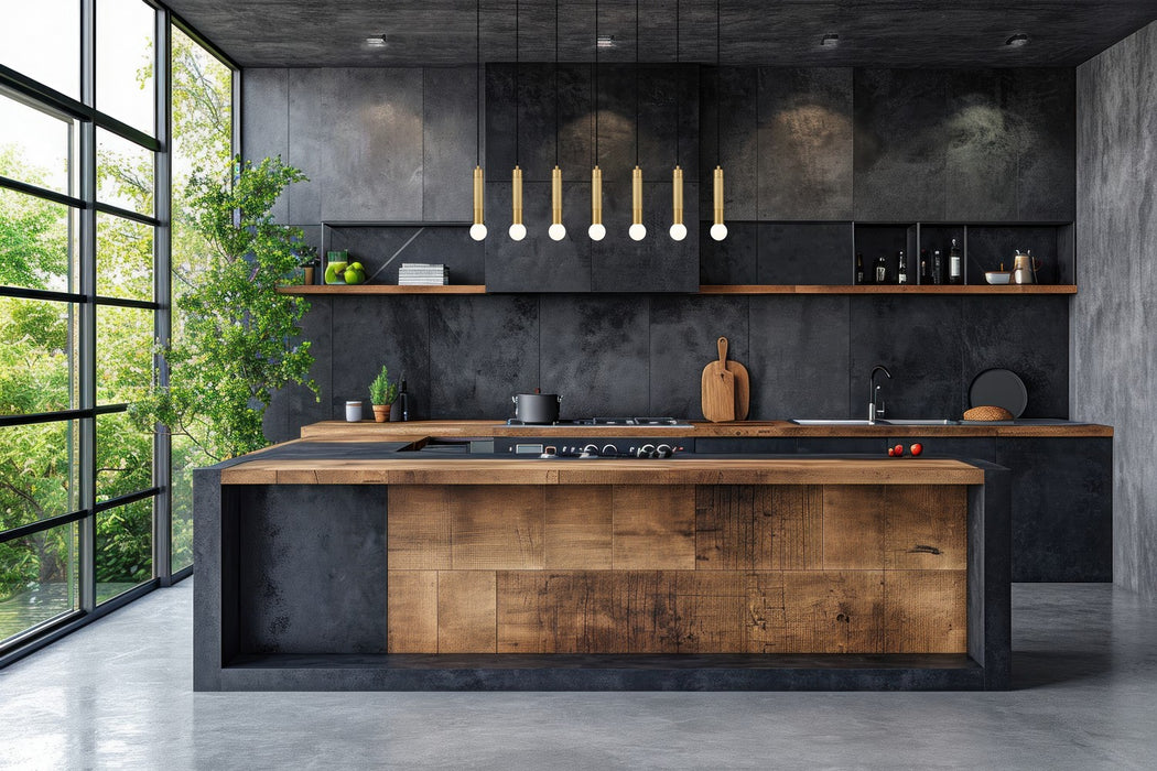 Z-Lite - 1956P-7L-MGLD - Seven Light Linear Chandelier - Stari - Modern Gold