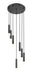Z-Lite - 1956P-7R-MB - Seven Light Chandelier - Stari - Matte Black