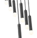 Z-Lite - 1956P-7R-MB - Seven Light Chandelier - Stari - Matte Black