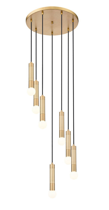 Z-Lite - 1956P-7R-MGLD - Seven Light Chandelier - Stari - Modern Gold