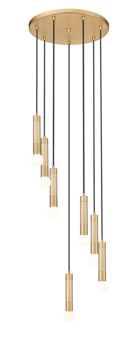 Z-Lite - 1956P-7R-MGLD - Seven Light Chandelier - Stari - Modern Gold