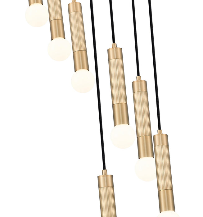 Z-Lite - 1956P-7R-MGLD - Seven Light Chandelier - Stari - Modern Gold