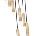 Z-Lite - 1956P-7R-MGLD - Seven Light Chandelier - Stari - Modern Gold