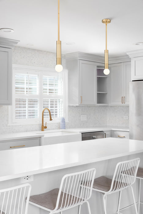 Z-Lite - 1956P-ROD-MGLD - One Light Pendant - Stari - Modern Gold