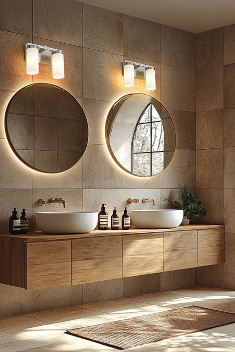 Z-Lite - 3044-2V-BN - Two Light Vanity - Danica - Brushed Nickel